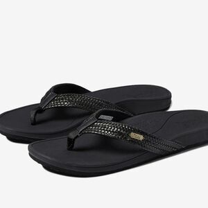 Reef Sandbar Flip-flop Sandal- Black